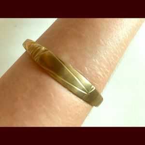 Brass cuff bracelet